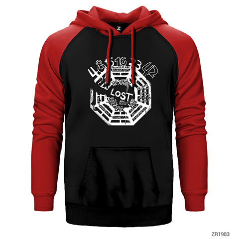 Lost 10th Anniversary Çift Renk Reglan Kol Sweatshirt / Hoodie