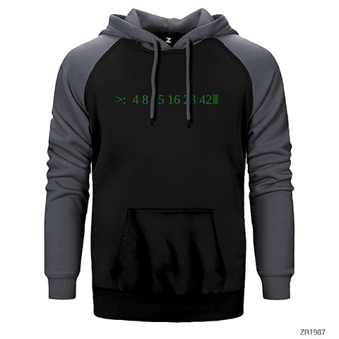 Lost Number Execute Çift Renk Reglan Kol Sweatshirt / Hoodie