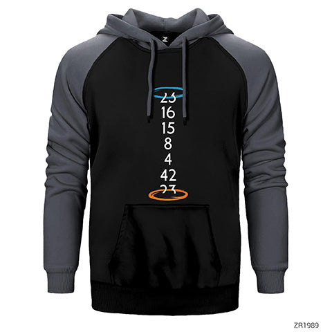 Lost Numbers Portal Çift Renk Reglan Kol Sweatshirt / Hoodie