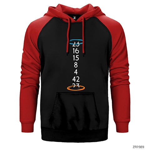 Lost Numbers Portal Çift Renk Reglan Kol Sweatshirt / Hoodie