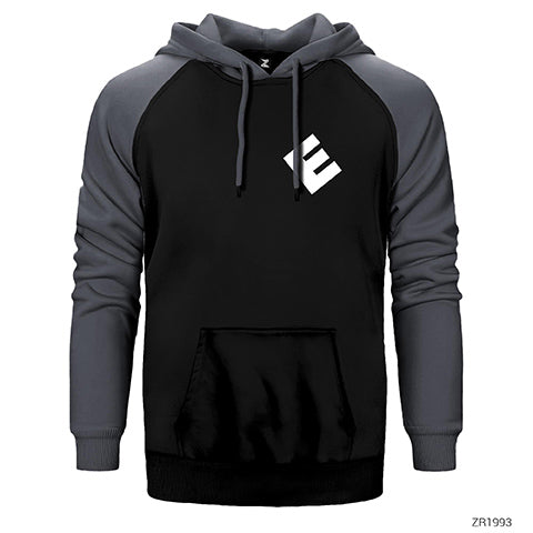 Mr Robot E Corp Çift Renk Reglan Kol Sweatshirt / Hoodie