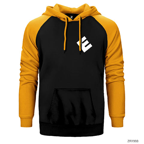 Mr Robot E Corp Çift Renk Reglan Kol Sweatshirt / Hoodie