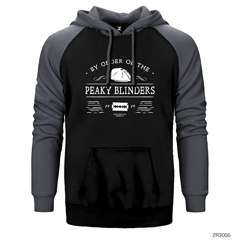 Peaky Blinders By Order Birmingham Çift Renk Reglan Kol Sweatshirt / Hoodie