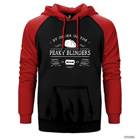 Peaky Blinders By Order Birmingham Çift Renk Reglan Kol Sweatshirt / Hoodie