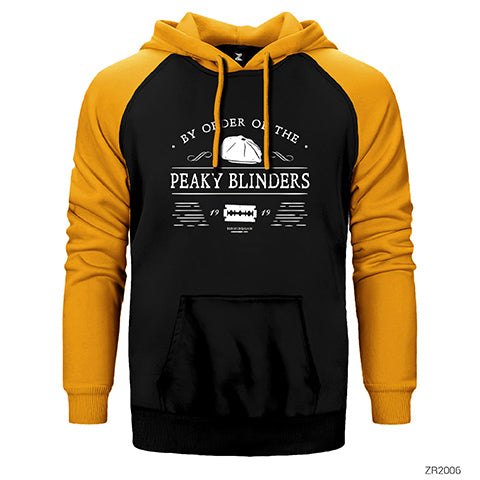 Peaky Blinders By Order Birmingham Çift Renk Reglan Kol Sweatshirt / Hoodie