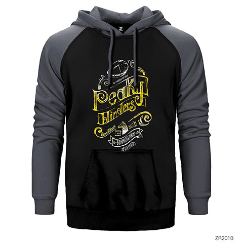 Peaky Blinders Vintage Çift Renk Reglan Kol Sweatshirt / Hoodie