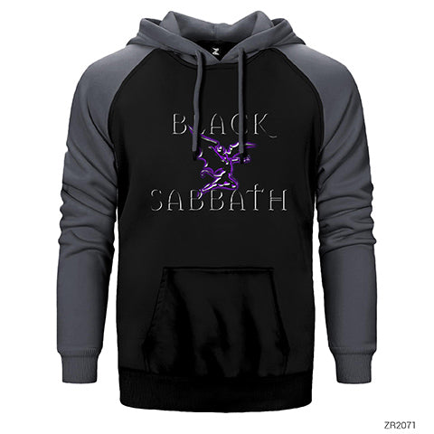 Black Sabbath Blink Çift Renk Reglan Kol Sweatshirt / Hoodie