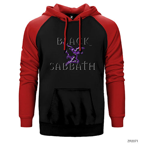 Black Sabbath Blink Çift Renk Reglan Kol Sweatshirt / Hoodie