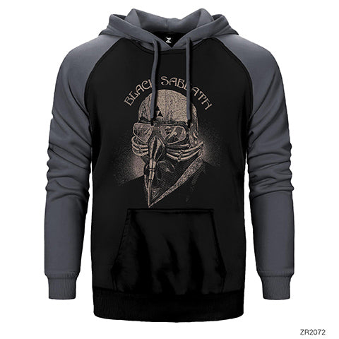 Black Sabbath Classic Çift Renk Reglan Kol Sweatshirt / Hoodie
