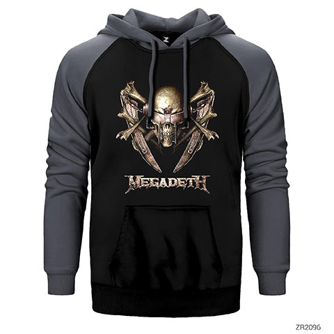 Megadeth Extinction Çift Renk Reglan Kol Sweatshirt / Hoodie