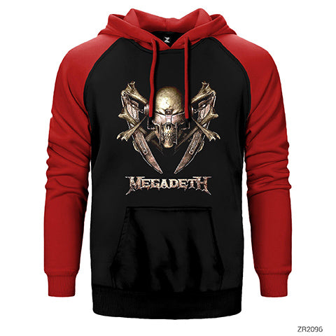 Megadeth Extinction Çift Renk Reglan Kol Sweatshirt / Hoodie