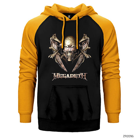 Megadeth Extinction Çift Renk Reglan Kol Sweatshirt / Hoodie