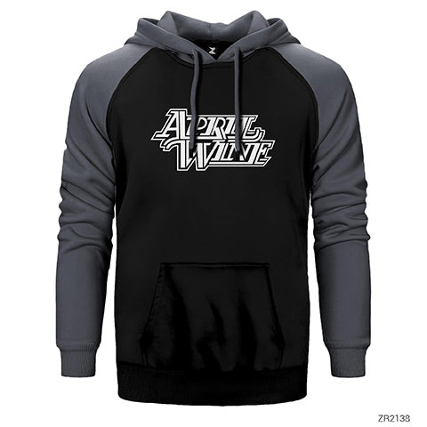 April Wine Çift Renk Reglan Kol Sweatshirt / Hoodie