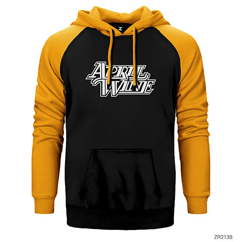 April Wine Çift Renk Reglan Kol Sweatshirt / Hoodie
