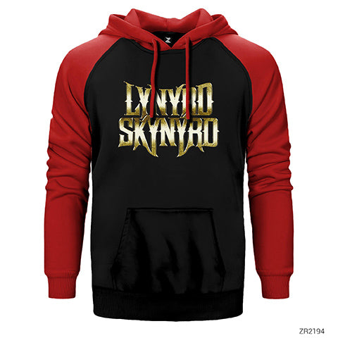 Lynyrd Skynyrd Çift Renk Reglan Kol Sweatshirt / Hoodie