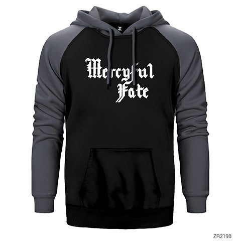 Mercyful Fate Çift Renk Reglan Kol Sweatshirt / Hoodie