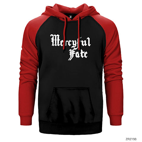 Mercyful Fate Çift Renk Reglan Kol Sweatshirt / Hoodie