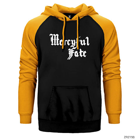 Mercyful Fate Çift Renk Reglan Kol Sweatshirt / Hoodie