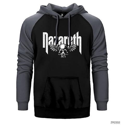 Nazareth Çift Renk Reglan Kol Sweatshirt / Hoodie