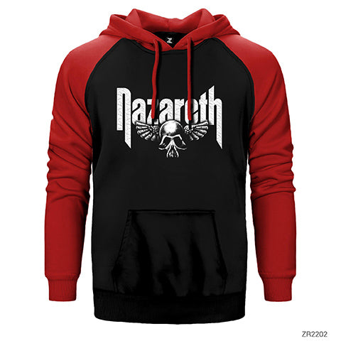 Nazareth Çift Renk Reglan Kol Sweatshirt / Hoodie