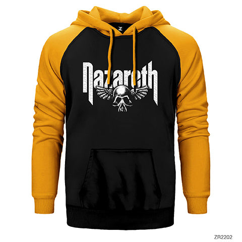 Nazareth Çift Renk Reglan Kol Sweatshirt / Hoodie