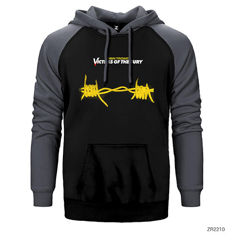 Robin Trower Victims of The Fury Çift Renk Reglan Kol Sweatshirt / Hoodie