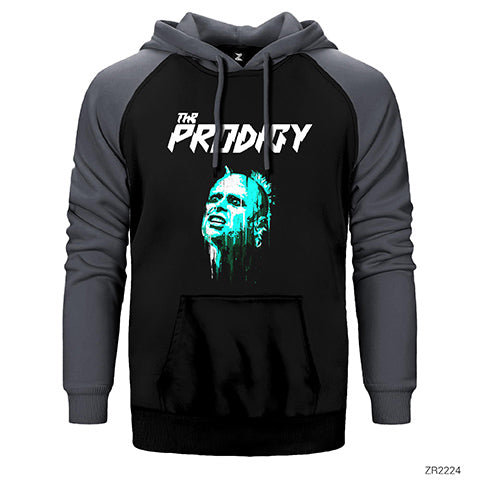 The Prodigy Keith Flint RIP Çift Renk Reglan Kol Sweatshirt / Hoodie