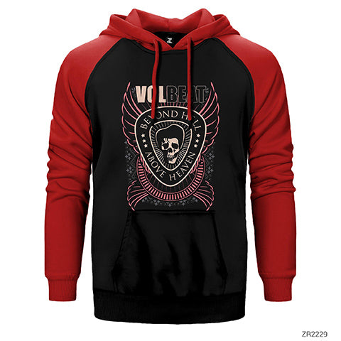 Volbeat Beyond Hell Çift Renk Reglan Kol Sweatshirt / Hoodie