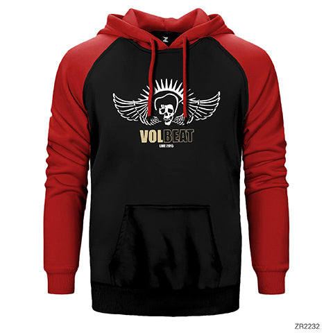 Volbeat Tour Concert 2015 Çift Renk Reglan Kol Sweatshirt / Hoodie