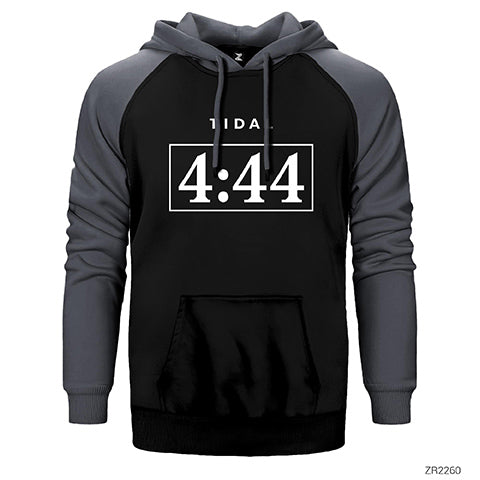 Jay-Z 444 Çift Renk Reglan Kol Sweatshirt / Hoodie