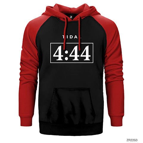 Jay-Z 444 Çift Renk Reglan Kol Sweatshirt / Hoodie