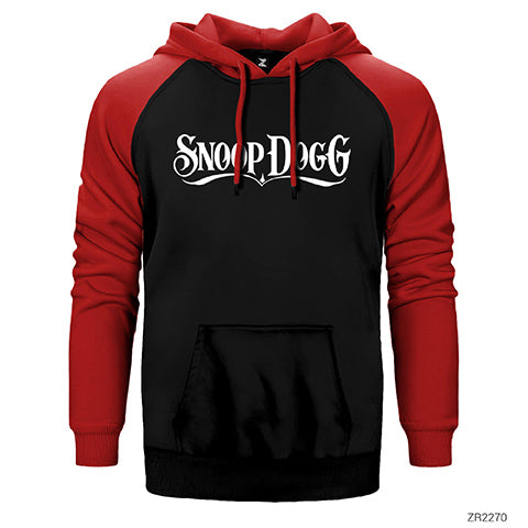 Snoop Dogg Logo Çift Renk Reglan Kol Sweatshirt / Hoodie