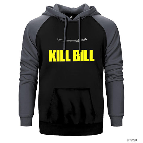 Kill Bill Çift Renk Reglan Kol Sweatshirt / Hoodie