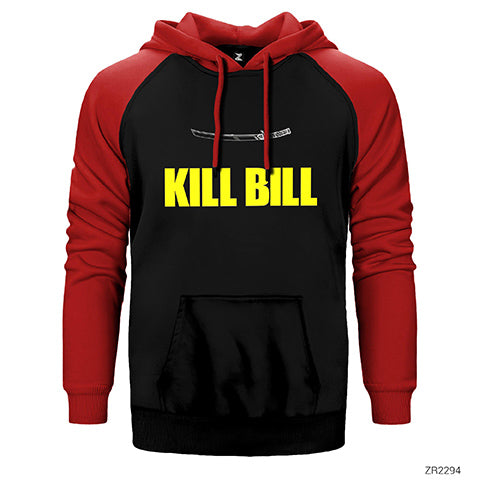 Kill Bill Çift Renk Reglan Kol Sweatshirt / Hoodie