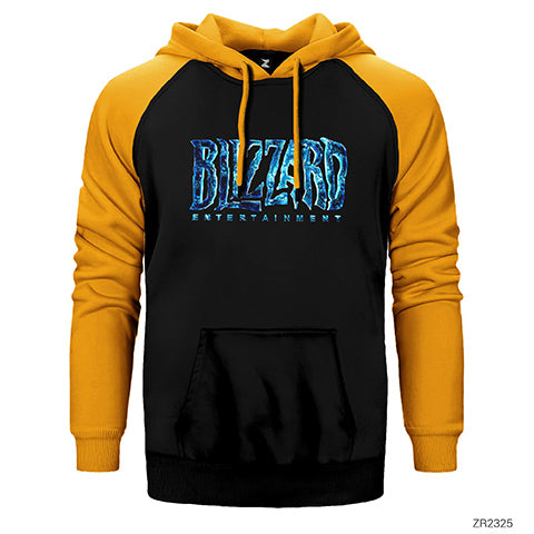 Blizzard Logo 2 Çift Renk Reglan Kol Sweatshirt / Hoodie