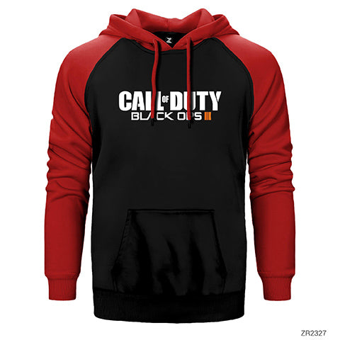 Call of Duty Black Ops III Çift Renk Reglan Kol Sweatshirt / Hoodie