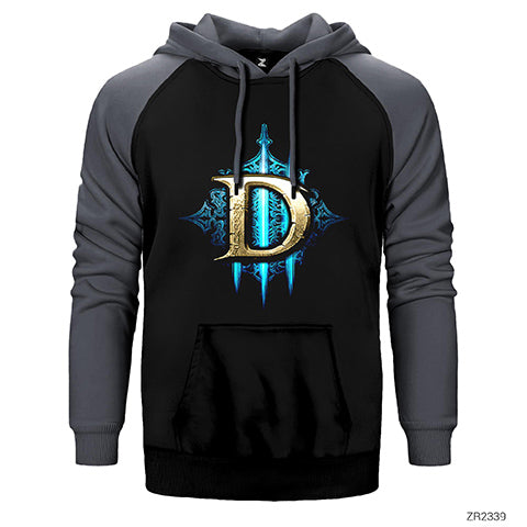 Diablo 3 Reaper Çift Renk Reglan Kol Sweatshirt / Hoodie