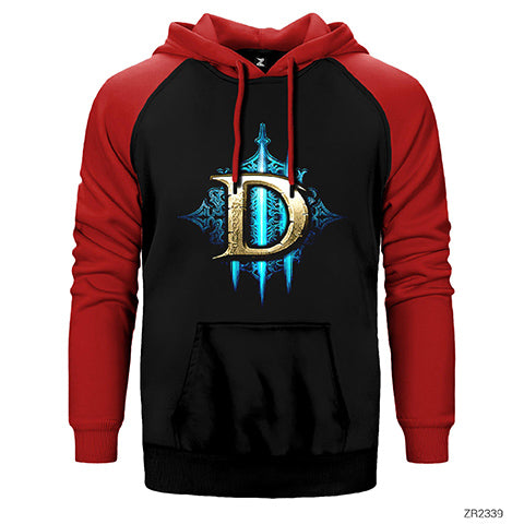 Diablo 3 Reaper Çift Renk Reglan Kol Sweatshirt / Hoodie