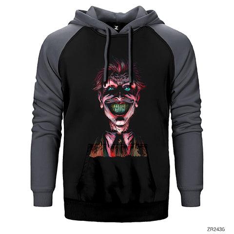 Joker the Doctor Çift Renk Reglan Kol Sweatshirt / Hoodie