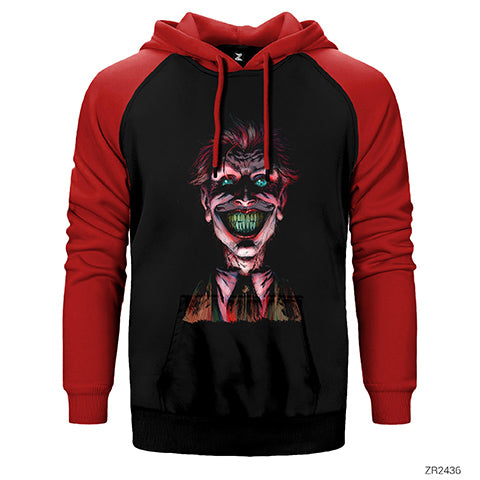 Joker the Doctor Çift Renk Reglan Kol Sweatshirt / Hoodie
