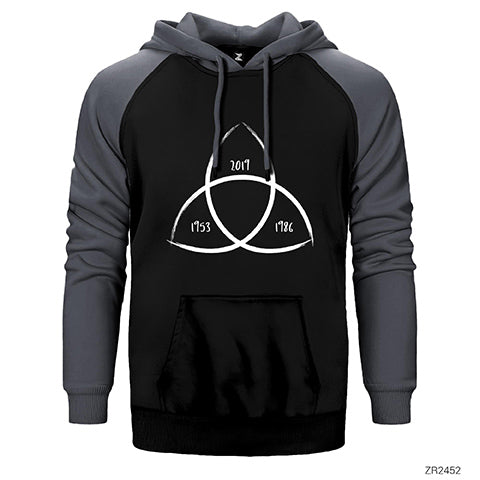 Dark Years Çift Renk Reglan Kol Sweatshirt / Hoodie