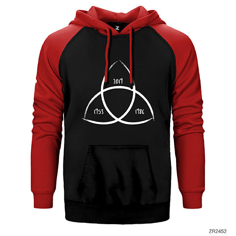 Dark Years Çift Renk Reglan Kol Sweatshirt / Hoodie