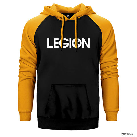 Legion Logo Çift Renk Reglan Kol Sweatshirt / Hoodie