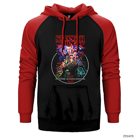 Stranger Things Season 3 Çift Renk Reglan Kol Sweatshirt / Hoodie