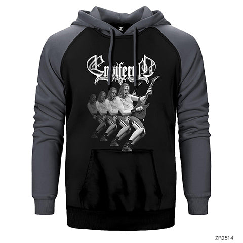 Ensiferum Markus Toivonen Çift Renk Reglan Kol Sweatshirt / Hoodie
