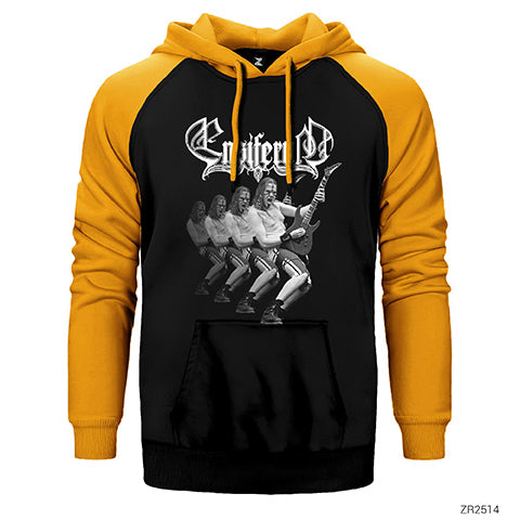 Ensiferum Markus Toivonen Çift Renk Reglan Kol Sweatshirt / Hoodie