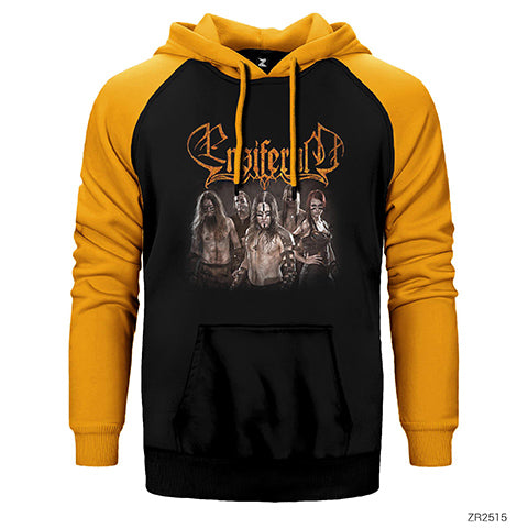 Ensiferum Mithology Çift Renk Reglan Kol Sweatshirt / Hoodie