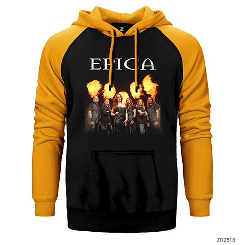 Epica Fire Group Çift Renk Reglan Kol Sweatshirt / Hoodie