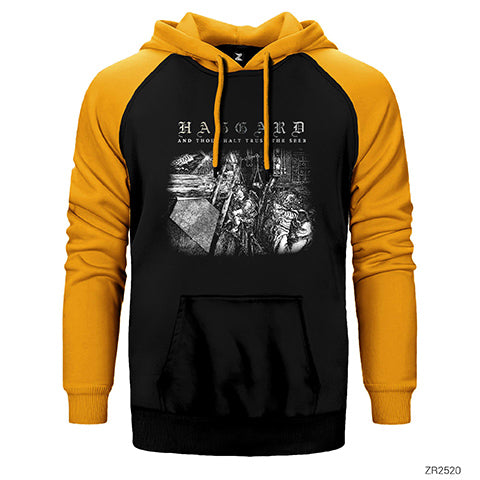 Haggard And Thou Shalt Çift Renk Reglan Kol Sweatshirt / Hoodie