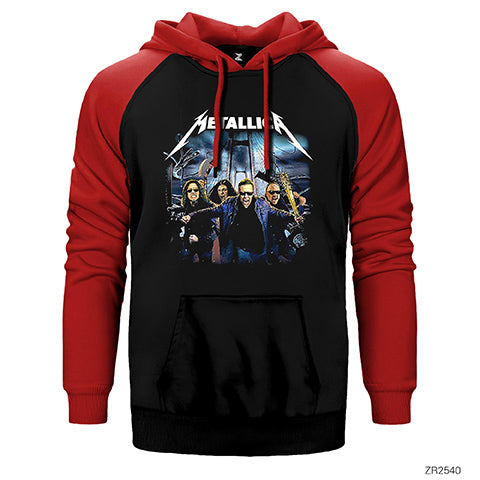 Metallica Istanbul Çift Renk Reglan Kol Sweatshirt / Hoodie